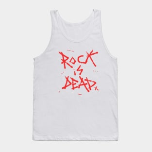 Rock is Dead (Centered) Tank Top